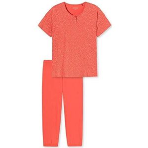 Schiesser Schlafanzug 3/4, 1/2 arm Pijama set - dames - abrikoos - 50, Oranje