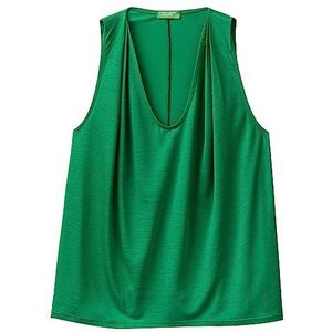 United Colors of Benetton T-shirt pour femme, Vert 24B, XS