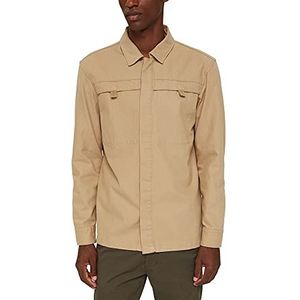 ESPRIT Heren overhemd 270/beige XXL, 270/Beige