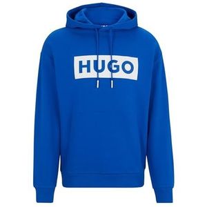 HUGO - Nalves - Hoodie - Blauw - Katoen