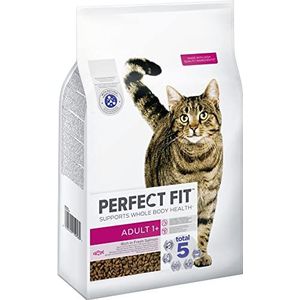 PERFECT FIT Droogvoer voor volwassen katten vanaf 1 jaar - zalm, 7 kg (1 zakje)