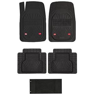 BREMER SITZBEZÜGE Anti-slip rubberen matten voor Seat Tarraco auto, vrachtwagen, bus, SUV, camper, 5 stuks