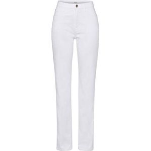 BRAX Carola 5-pocket jeans, hoogwaardige damesjeans, crystal denim regular fit, Wit
