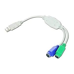 Gembird UAPS12 USB-stekker op Dual PS/2 (0,5 m)