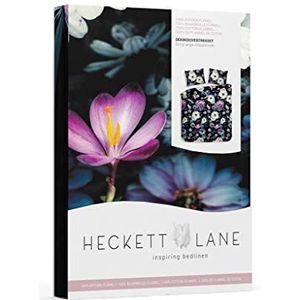 Heckett Lane Amelia donshoes, 100% katoenflanel, Imperial, violet, 200 x 220 cm, 1.0 stuks