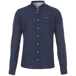 Pure 3801-21602 Casual overhemd Slim Fit lange mouwen Uni/lichtblauw, XXL heren, effen, lichtblauw, XXL, een/lichtblauw