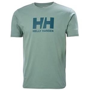 Helly Hansen TSHIRT LOGO - 100% katoenen jersey - effen vrijetijdsshirt met logo-opdruk voor heren