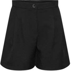 PIECES Short Pcneva Hw Wide Noos pour femme, Noir, XL