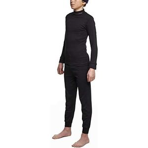 Sherwood - 2-delige ondergoed broek + sweatshirt voor kinderen, zwart, 130