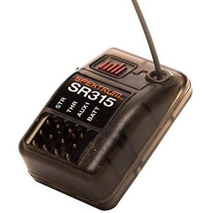 Spektrum -SPMSR315 Spectrum SR315 3-kanaals versterker 2,4 GHz, SPMSR315, grijs/zilver
