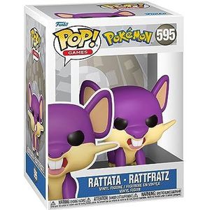 Funko Pop! Games: Pokemon – Rattata – figuur van vinyl om te verzamelen – cadeau-idee – officiële producten – speelgoed voor kinderen en volwassenen – videogames-fans