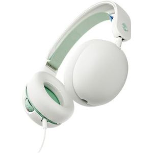 Skullcandy Grom bedrade hoofdtelefoon voor kinderen, volumeregeling, audiopoort, microfoon, werkt met Bluetooth-apparaten en computers, zeeschuim