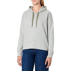Camel Active Womenswear hoodie voor, Lichtgrijs chinees