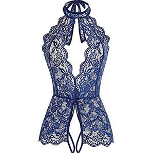 Little Hand Lingerie voor dames, nachtkleding, lingerie, negligé, ondergoed, G-string broek, nachtkleding voor dames, Blauw 2
