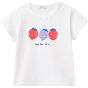 United Colors of Benetton T-shirt pour bébé, Blanc, 52