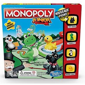 Monopoly Junior - Bordspel (FR) | Voor 2-4 spelers vanaf 5 jaar | Speeltijd 45-90 minuten