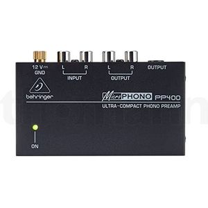 Behringer PP400 ultracompacte Phono-voorversterker