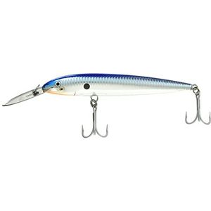 Rapala Silver Blue Countdown Magnum-materiaal lichaam van Abachi-kunstaas van zeediepte van de zwemdiepte 4,5 - 5,4 m, maat 14 cm, gemaakt in Estland, uniseks, standaard