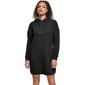 Urban Classics Oversized jurk met capuchon voor dames, organisch weefsel, zwart.