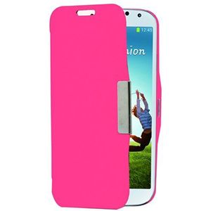 Phonix S9500BCP Eco-lederen case voor Samsung i9500 Galaxy S4 roze
