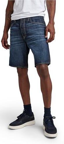 G-STAR RAW Triple A Denim Shorts Heren, Blauw (Worn In Pacific D20776-b988-d350)