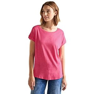 Street One Dames zomer T-shirt, framboos/roze, 36, Framboos/roze