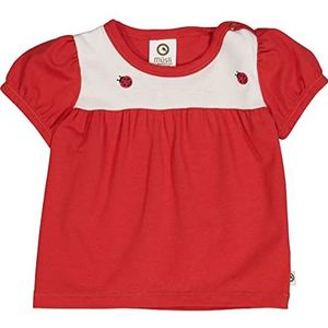by Green Cotton Ladybird Puff S/S T Baby, Apple Red., 56 EU