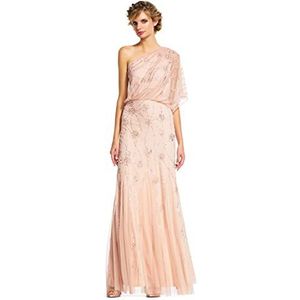 Adrianna Papell One Shoulder Dress Dames, Blozen
