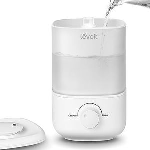 LEVOIT Mini-luchtbevochtiger 2,5 liter tot 25 uur voor slaapkamer, kinderkamer, 26 dB, stil, voor babyplanten, luchtbevochtiger met 360° draaibaar mondstuk, automatische uitschakeling, BPA-vrij