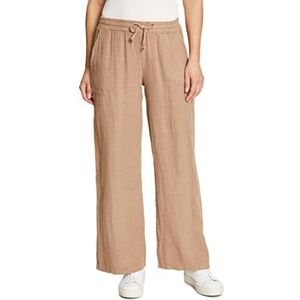 Cartoon palazzo dames broek, Muscat Brown