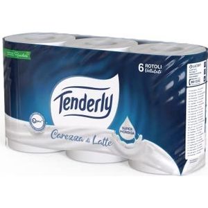 Tenderly Caresse de Lait Papier Toilette Morbid, 6 Rouleaux