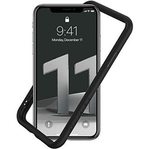 RHINOSHIELD Bumper Case Compatible with [iPhone 11] | CrashGuard NX - Shock Absorbent Slim Design Protective Cover 3.5M / 11ft Drop Protection - Black