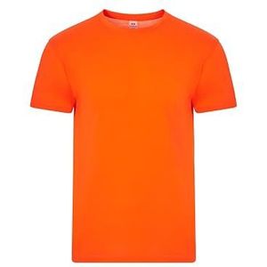Mukua Derby, Camiseta Unisex Poliéster Tacto Algodón Gebreid Uniseks, Neon Oranje, L