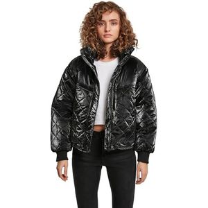 Urban Classics Vanish winterjas voor dames, oversized, Zwart (00007)