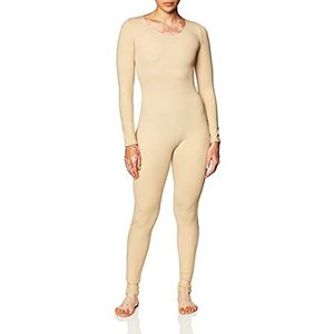 Capezio Long Sleeve Unitard, Nude, S Dames