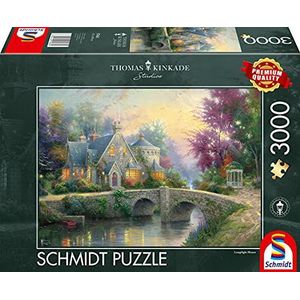 Kinkade Verlicht Landgoed - Legpuzzel