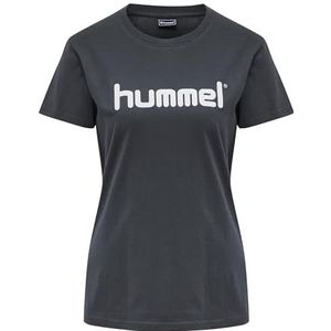 hummel Hmlgo Cotton Logo T-shirt voor dames, S/S, T-shirt voor dames