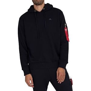 ALPHA INDUSTRIES X-fit hoodie sweatshirt met capuchon, sport, heren, Blauw