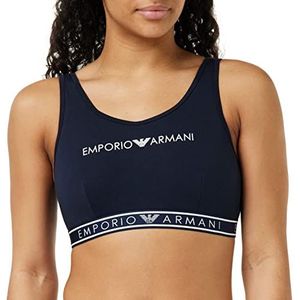 Emporio Armani dames bh met embisch logo, Navy Blauw