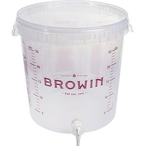Browin Gistingstank van kunststof, wit, 30 liter