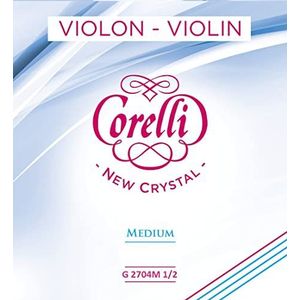 Corelli Crystal G vioolsnaren van gestabiliseerd en zilverkleurig nylon, 1/2 2704M
