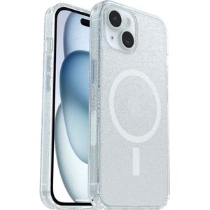 Coque OtterBox Symmetry Series Clear MagSafe pour iPhone 16e, 15, 14, 13, Antichoc, anti-chute, fine, supporte 3x plus de chutes que la norme militaire, Transparent