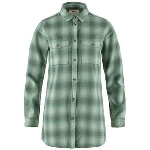 Fjällräven 87120-674-614 Övik Twill Shirt LS W T-Shirt Femme Misty Green-Patina Green Taille XL, Misty Green Patine Vert, XL