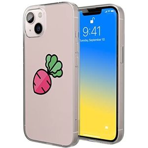 Bonateks, Étui de protection imprimé numériquement compatible avec iPhone 14, coque de protection anti-chocs, silicone, flexible, transparent