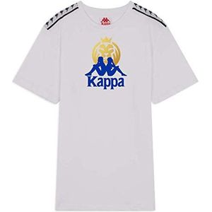 Kappa MAD Lions Official Tee 2020 T-shirt voor volwassenen, uniseks, wit, L