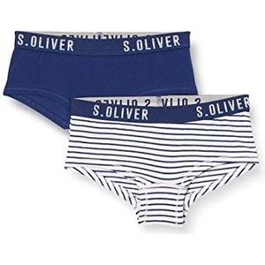 s.Oliver Unterhose in dubbelpak slipje, koningsblauw (5809), 16 jaar (2 stuks) voor jongens, Blauw