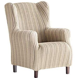 Martina Home Stoelhoes, elastisch oorfauteuil 33x42x8 cm beige