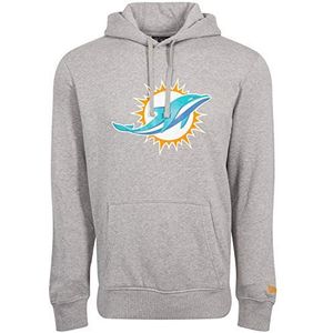 New Era NFL Miami Dolphins Team Logo Pullover Hoodie, Grijs Chinees