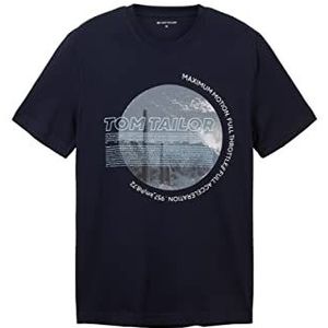 Tom Tailor T-shirt pour homme, Sky Captain Blue 10668 Jeu de société [Importé d'Allemagne], XXL