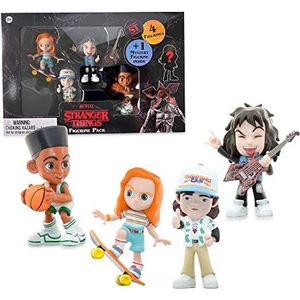 Famosa Set van 5 magische capsules van Stranger Things, Lucas, Max, Dustin en Eddie + 1 verrassingsfiguur, collectie (700017640)